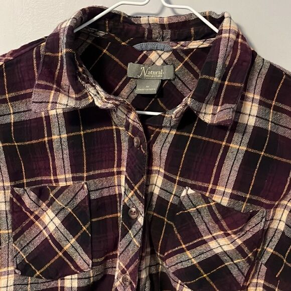 Womens’ Natural Reflections Flannel Size M - Picture 2 of 4